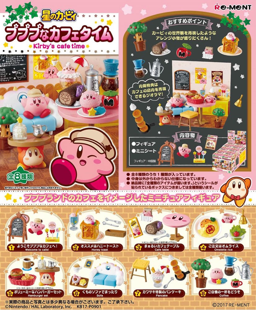 Kirby Minifiguren 6 cm Kirby's Café Time Display (8) Image