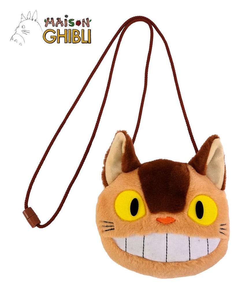 Mein Nachbar Totoro Plüschbeutel mit Kordeln Catbus 15 x 14 cm Image