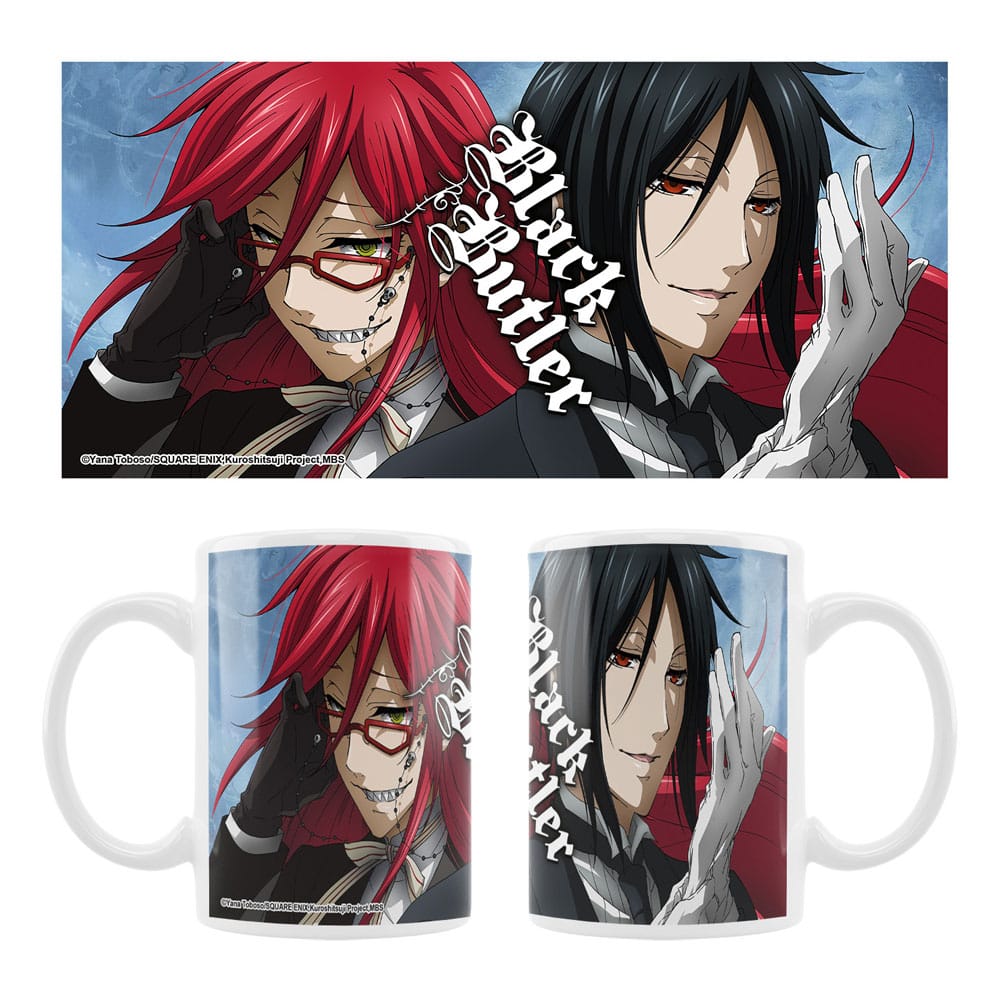 Black Butler Keramiktasse Grell, Sebastian Image