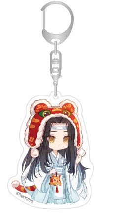 Grandmaster of Demonic Cultivation Acryl Schlüsselanhänger Lan Wangji Chibi Style 7 cm Image