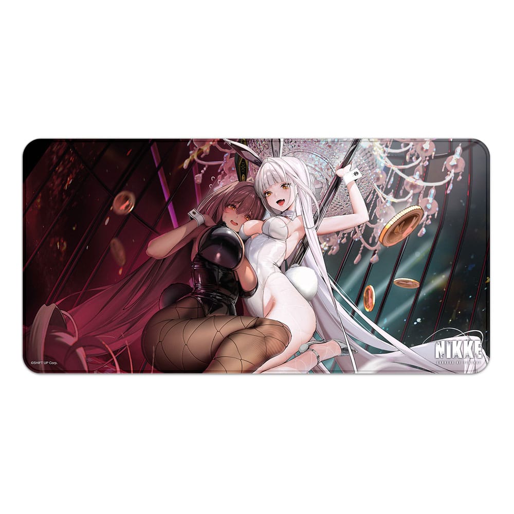 Goddess of Victory: Nikke XXL Mousepad Blanc & Noir Image