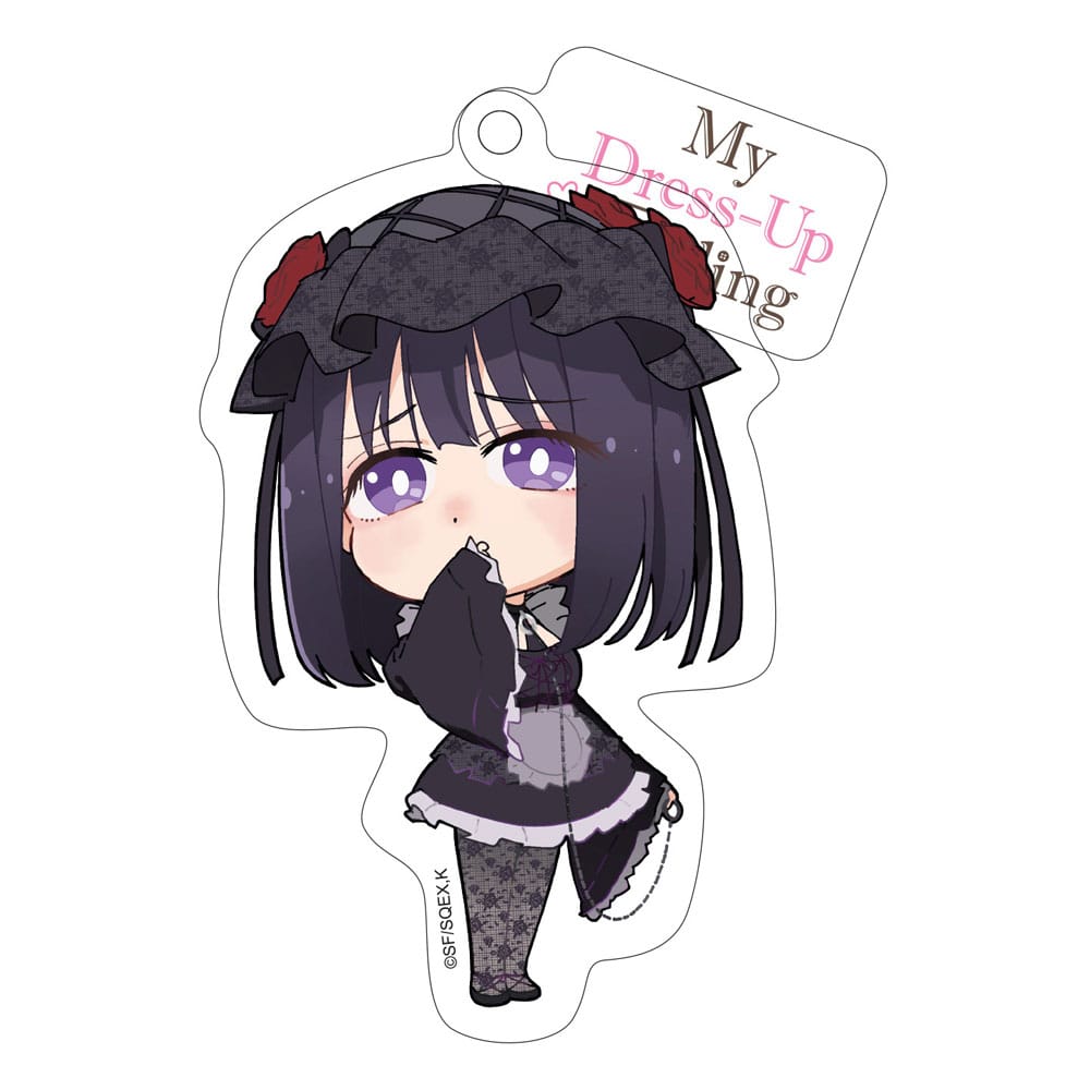 My Dress-Up Darling Acryl Schlüsselanhänger Marin Shizuku Cosplay Chibi Style 8 cm Image