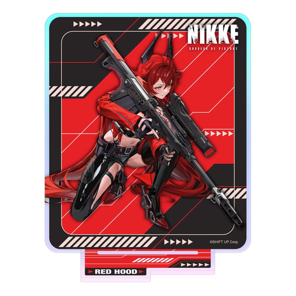Goddess of Victory: Nikke Crouching Series Acryl Stand Red Hood Holographic 14 cm Image
