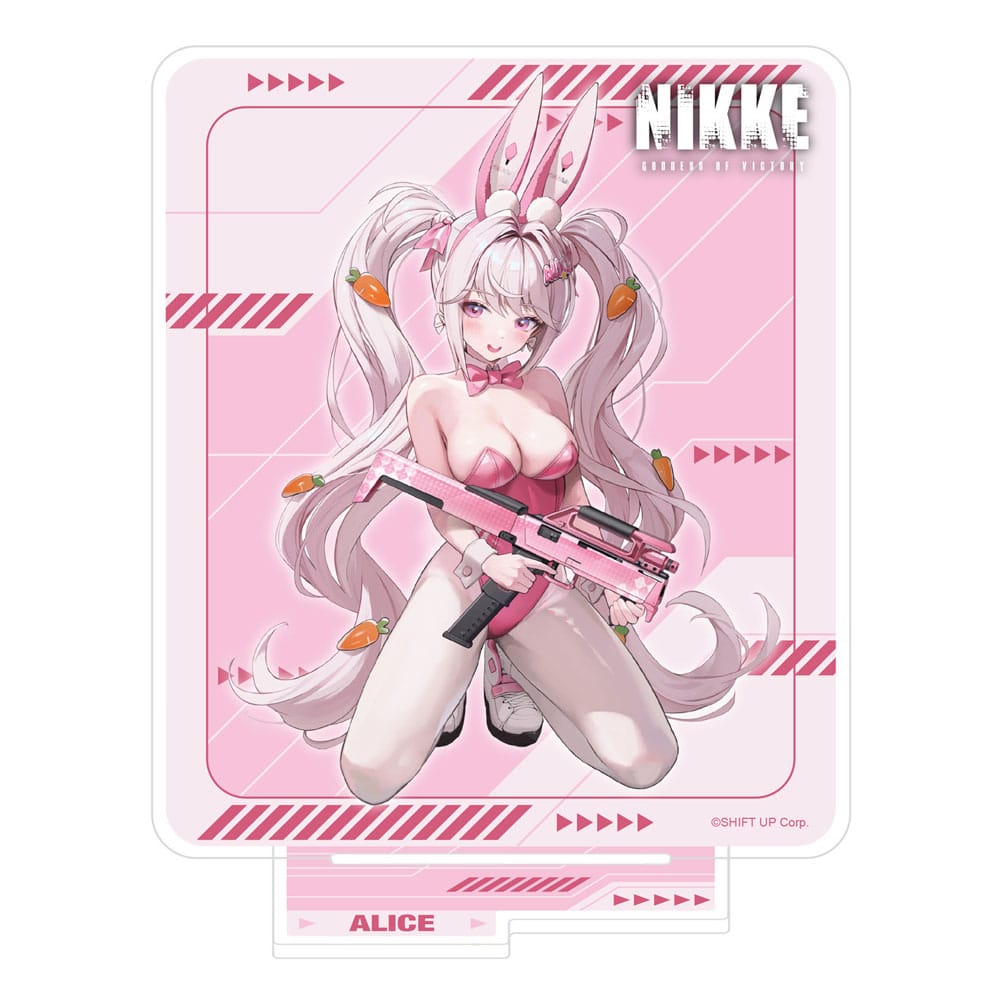 Goddess of Victory: Nikke Crouching Series Acryl Stand Alice Holographic 14 cm Image