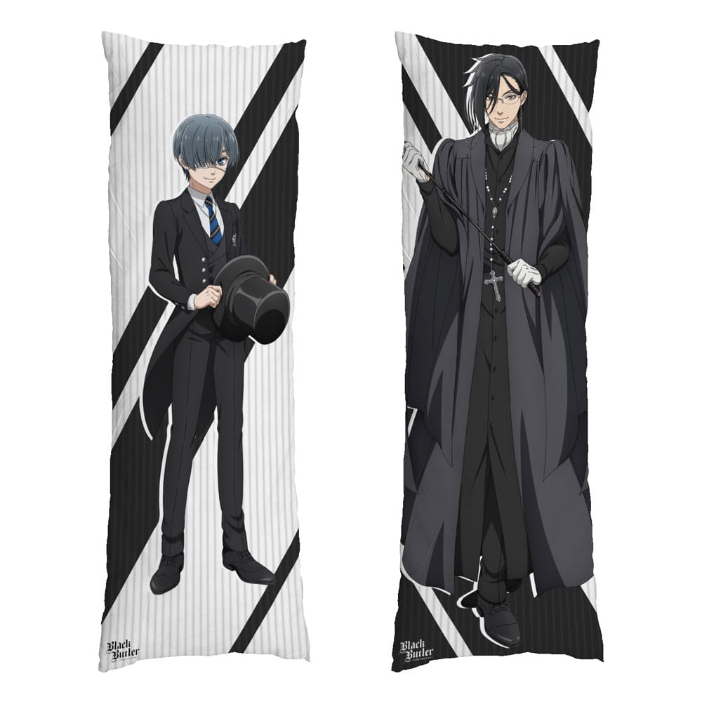 Black Butler Dakimakura Kissenbezug Sebastian & Ciel 150 x 50 cm Image