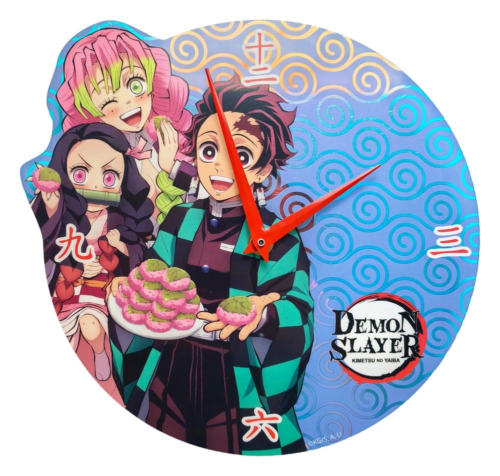 Demon Slayer: Kimetsu no Yaiba Wanduhr Holographic Image