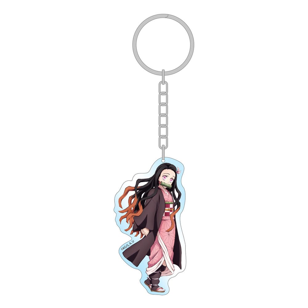 Demon Slayer: Kimetsu no Yaiba Acryl Schlüsselanhänger Nezuko Holographic 7 cm Image