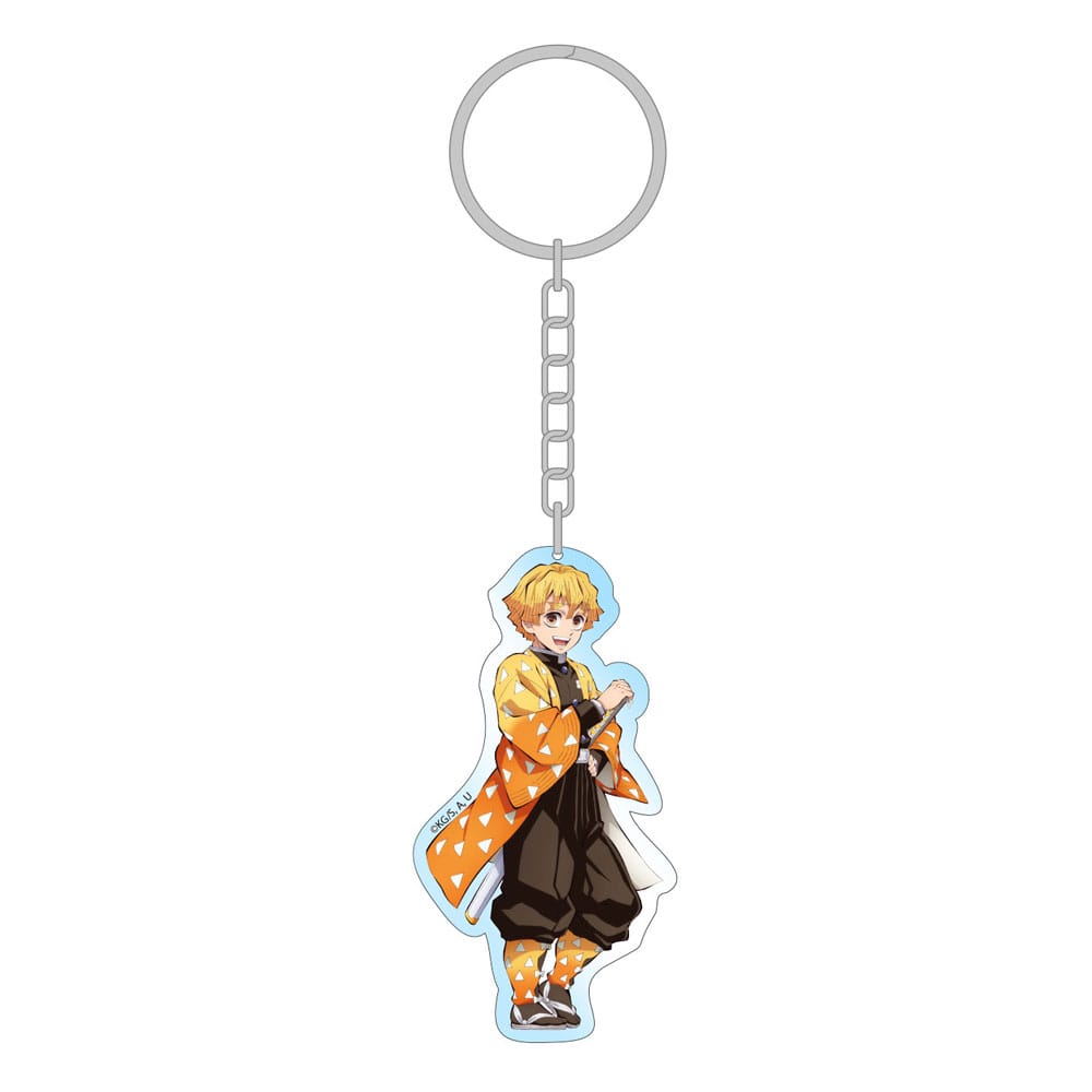 Demon Slayer: Kimetsu no Yaiba Acryl Schlüsselanhänger Zenitsu Holographic 7 cm Image