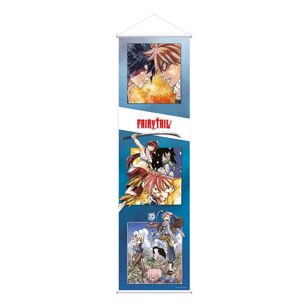 Fairy Tail Wandrolle Tenugui Manga Style 33 x 120 cm Image