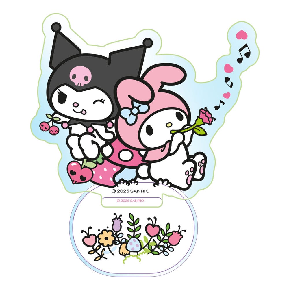 Sanrio Acryl-Aufsteller Kuromi & My Melody Holographic 6 cm Image