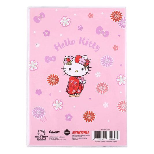 Sanrio Notizbuch Hello Kitty Kimono Holographic Checkered Image 2