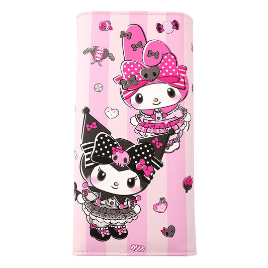 Sanrio Pink Black Party Series Geldbörse Kuromi & My Melody Image 2