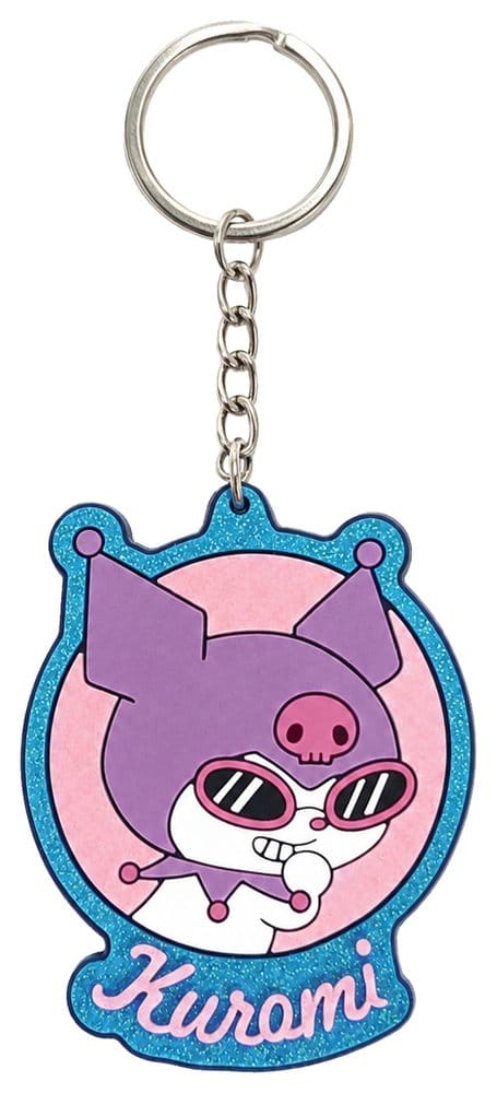 Sanrio Gummi-Schlüsselanhänger Kuromi 7 cm Image