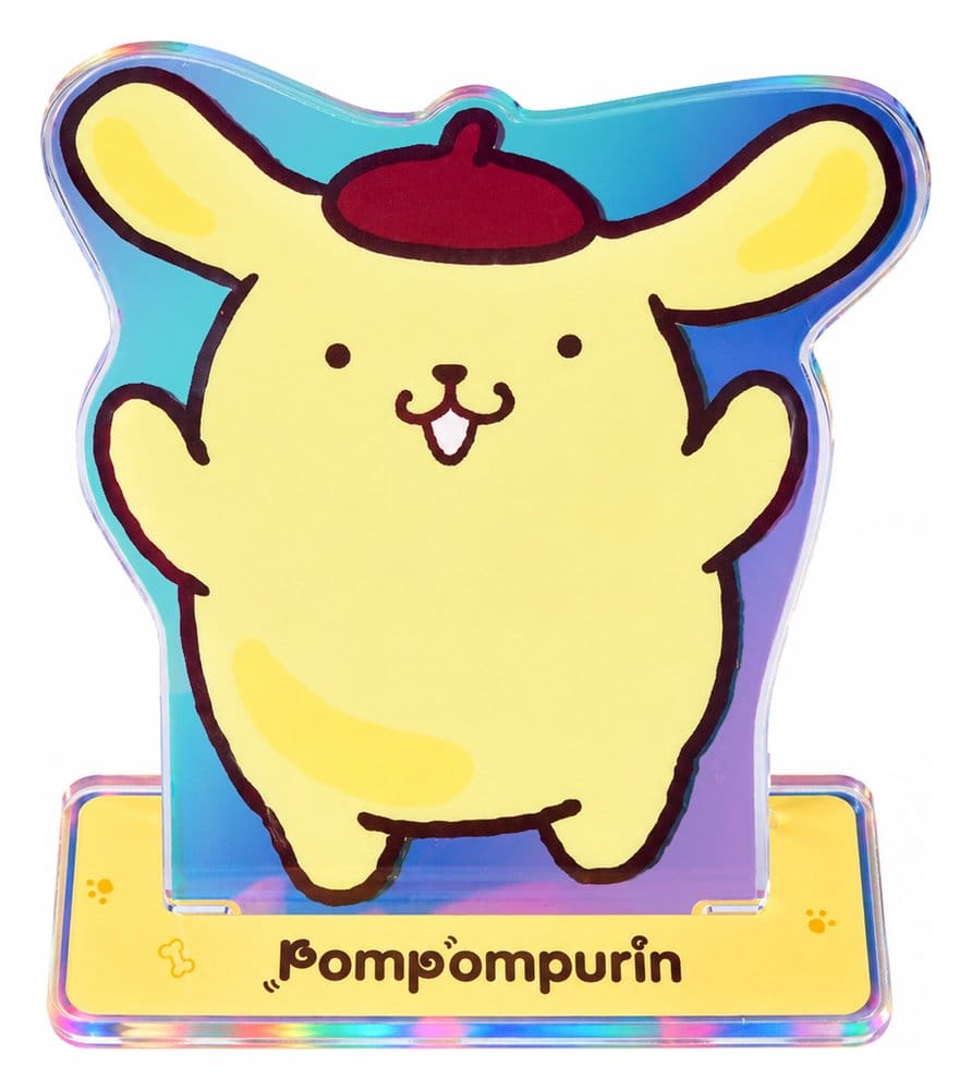 Sanrio Acryl-Aufsteller Pompompurin 30th Anniversary Squishy Cute Purin 17 cm Image