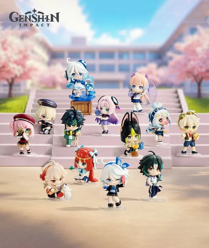 Genshin Impact Chibi Minifiguren Academy's Light and Shadow Poetry Blind Box Display (12) Image 3