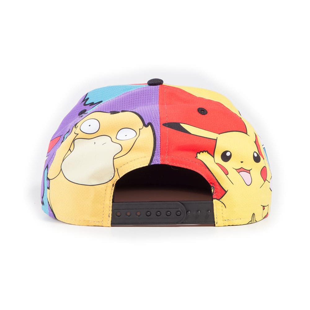 Pokémon Snapback Cap Multi Pop Art Image 4