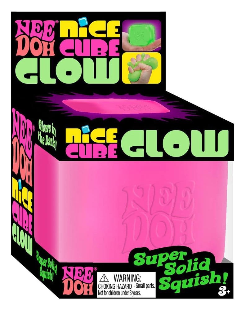 NeeDoh Anti-Stress-Ball Nice Cube Glow (Glow in the Dark) 5 cm Sortiment (12) Image 5