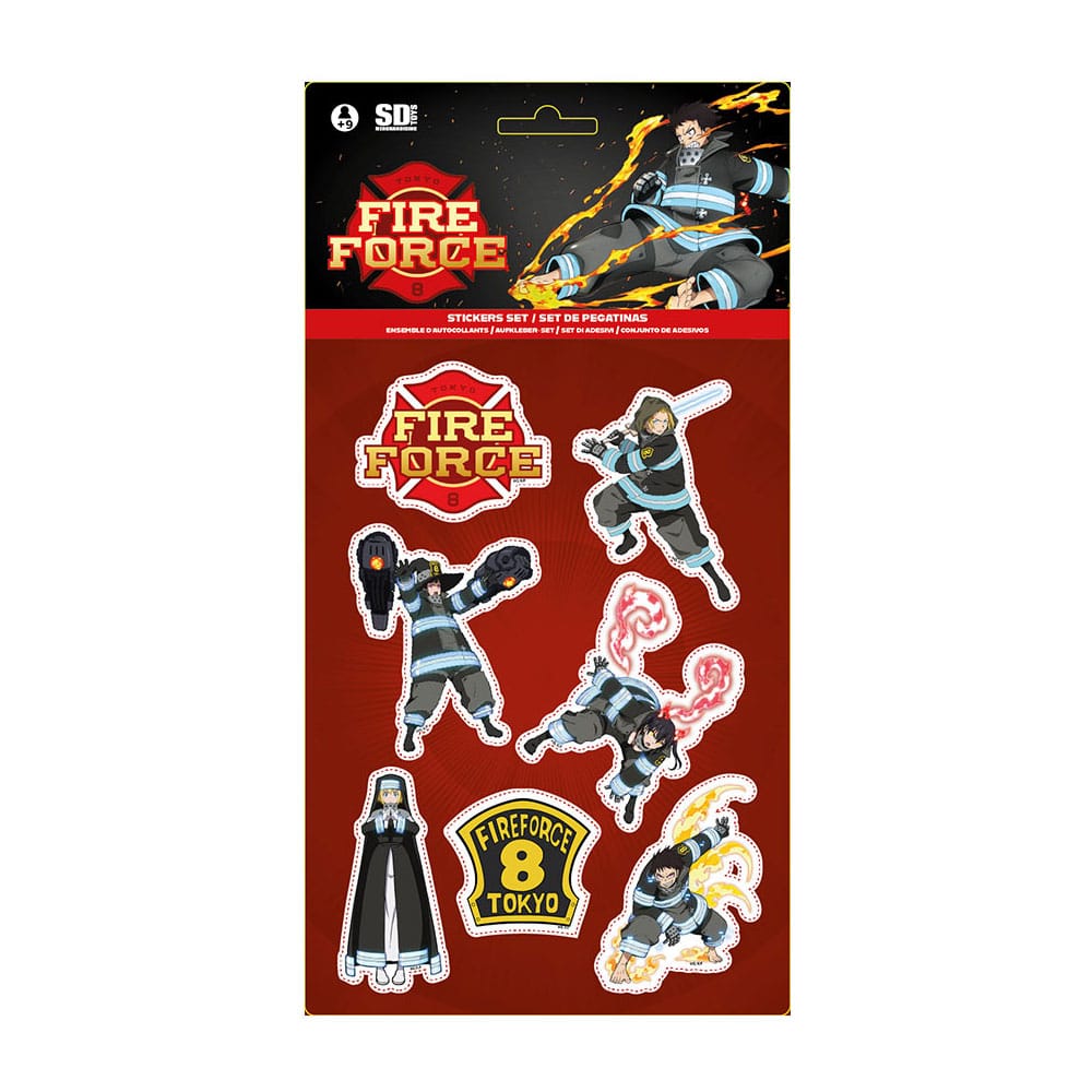 Fire Force Sticker Set Image