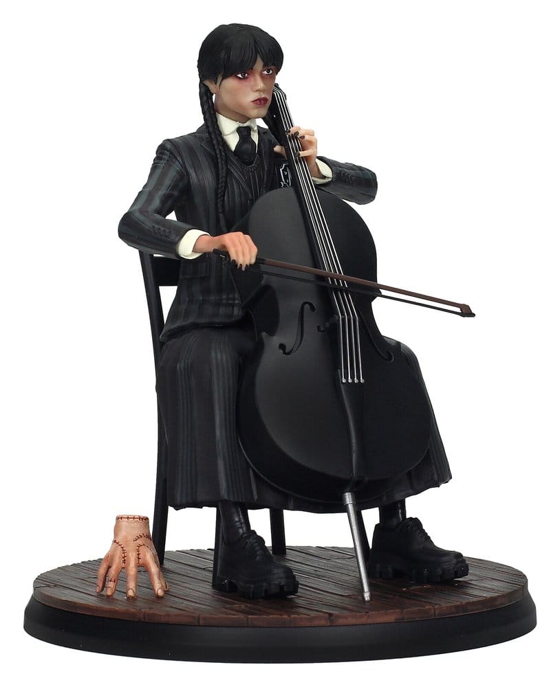 Wednesday Cello-Figur mit figurativem Schlüsselanhänger 20 cm Image 8