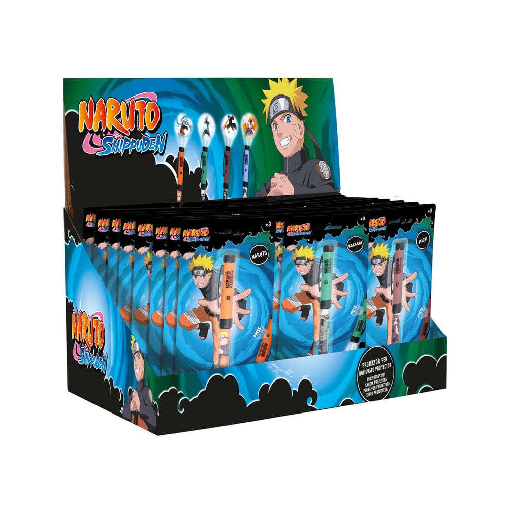 Naruto Shippuden Kugelschreiber mit Licht-Projektor Display (24) Image