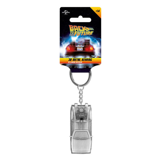 Zurück in die Zukunft Metall-Schlüsselanhänger DeLorean 7 cm Image 2