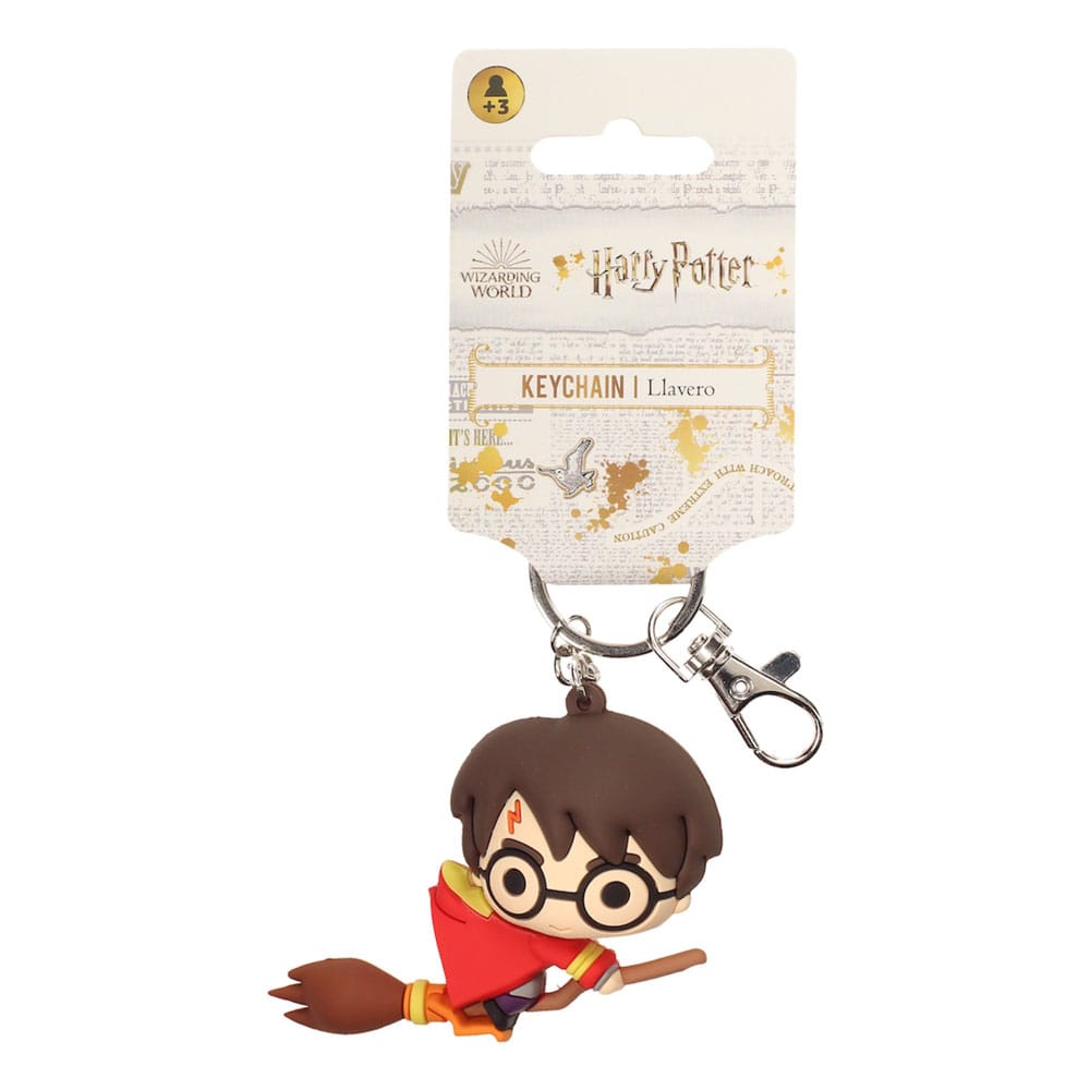 Harry Potter Gummi-Schlüsselanhänger Harry Potter & Broomstick 7 cm Image 5