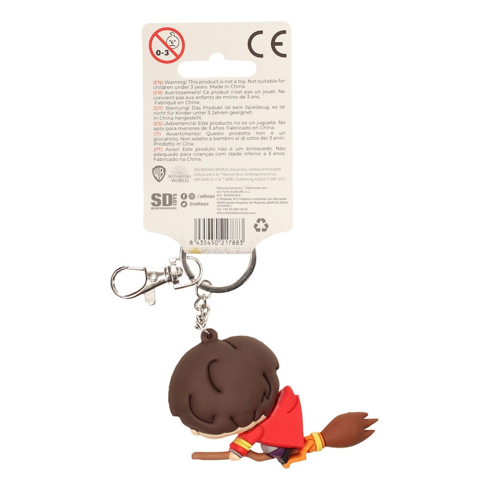 Harry Potter Gummi-Schlüsselanhänger Harry Potter & Broomstick 7 cm Image 6