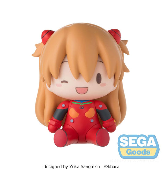 Evangelion: New Theatrical Edition Fuwa Petit Chibi Figur Asuka Plug Suit 8 cm Image 2