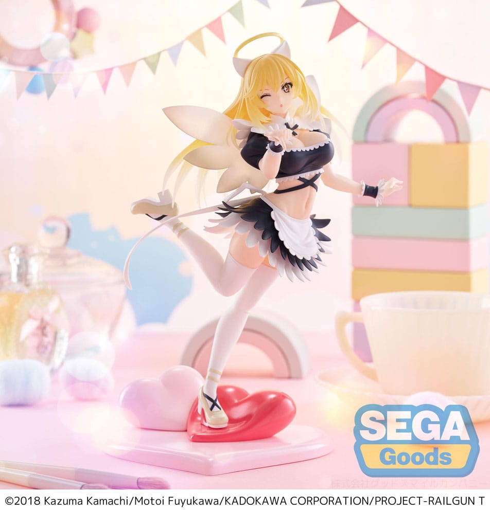 A Certain Scientific Railgun T Luminasta PVC Statue Misaki Shokuhou Fallen Angel Maid 20 cm Image 2
