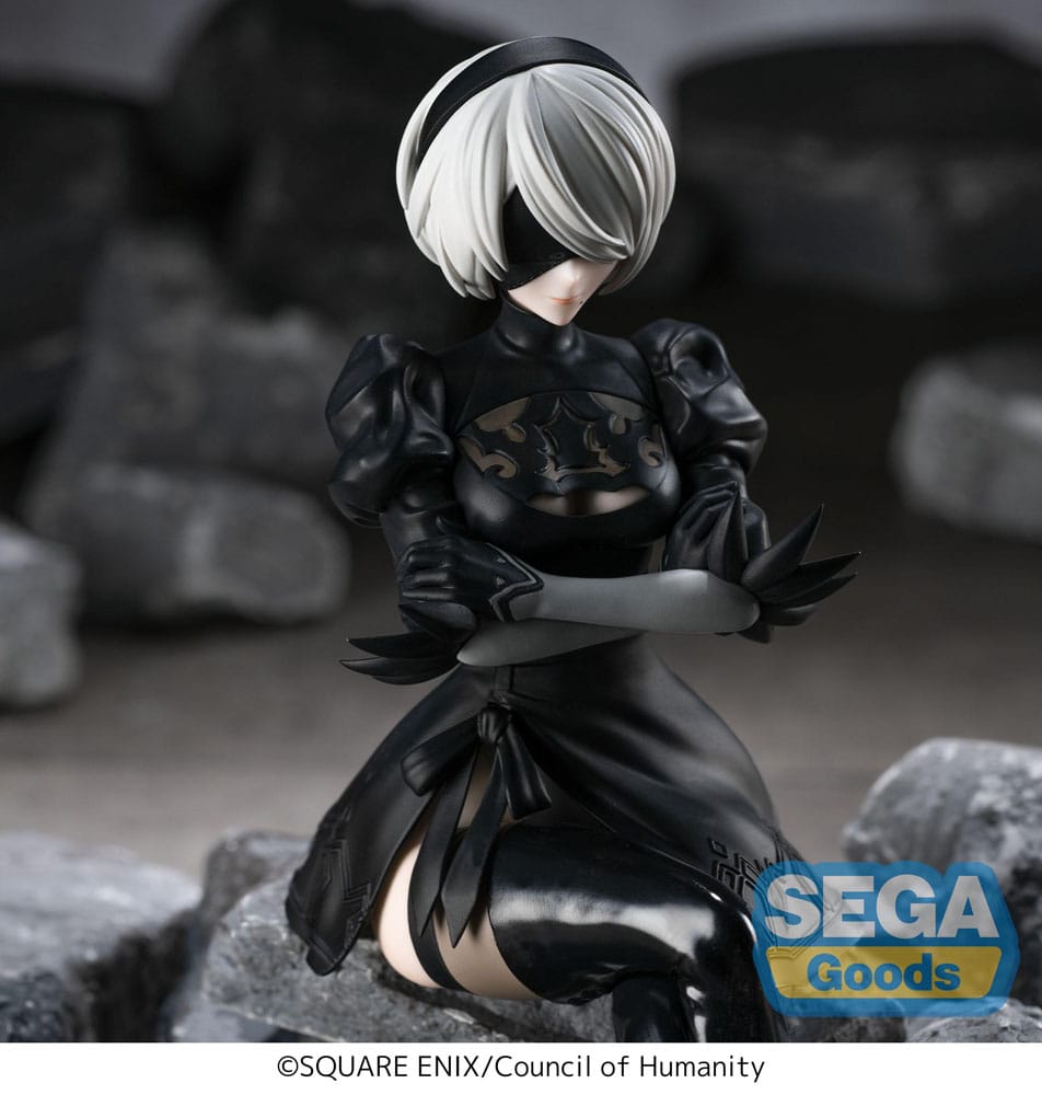 NieR:Automata Ver1.1a PM Perching PVC Statue 2B 13 cm Image 4