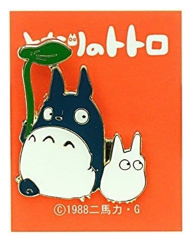 Mein Nachbar Totoro Anstecker Small and Middle Totoro with leaf Image