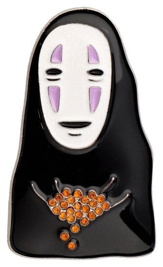 Chihiros Reise ins Zauberland Metall-Brosche No-Face Image