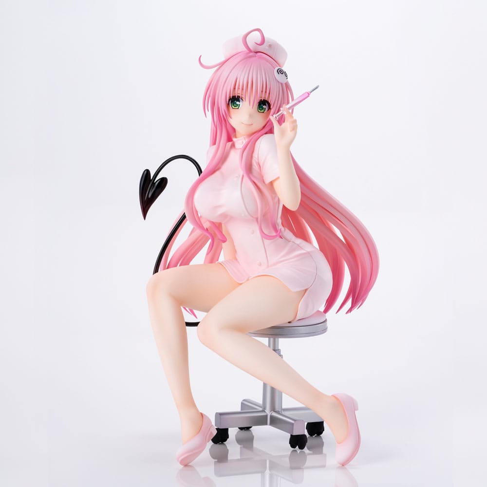 To Love-Ru Darkness Statue PVC Lara Satalin Deviluke Nurse Cos 26 cm Image 6