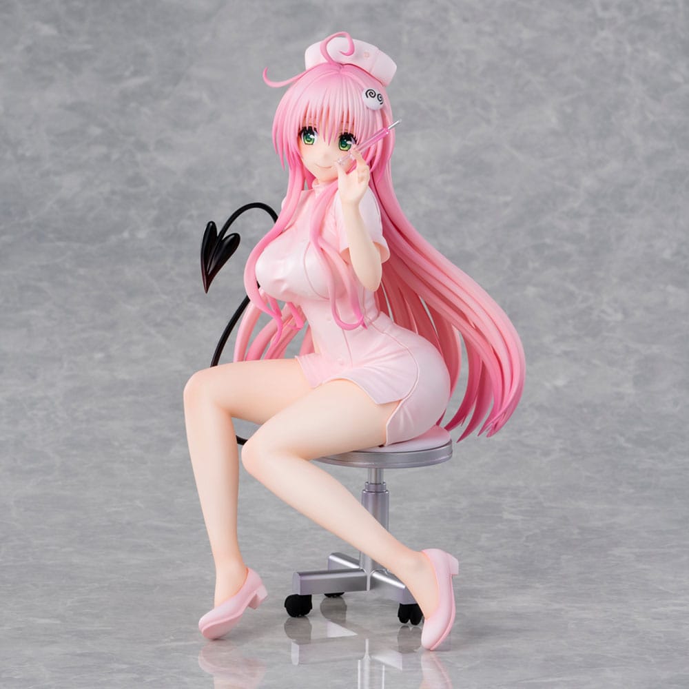 To Love-Ru Darkness Statue PVC Lara Satalin Deviluke Nurse Cos 26 cm Image 9
