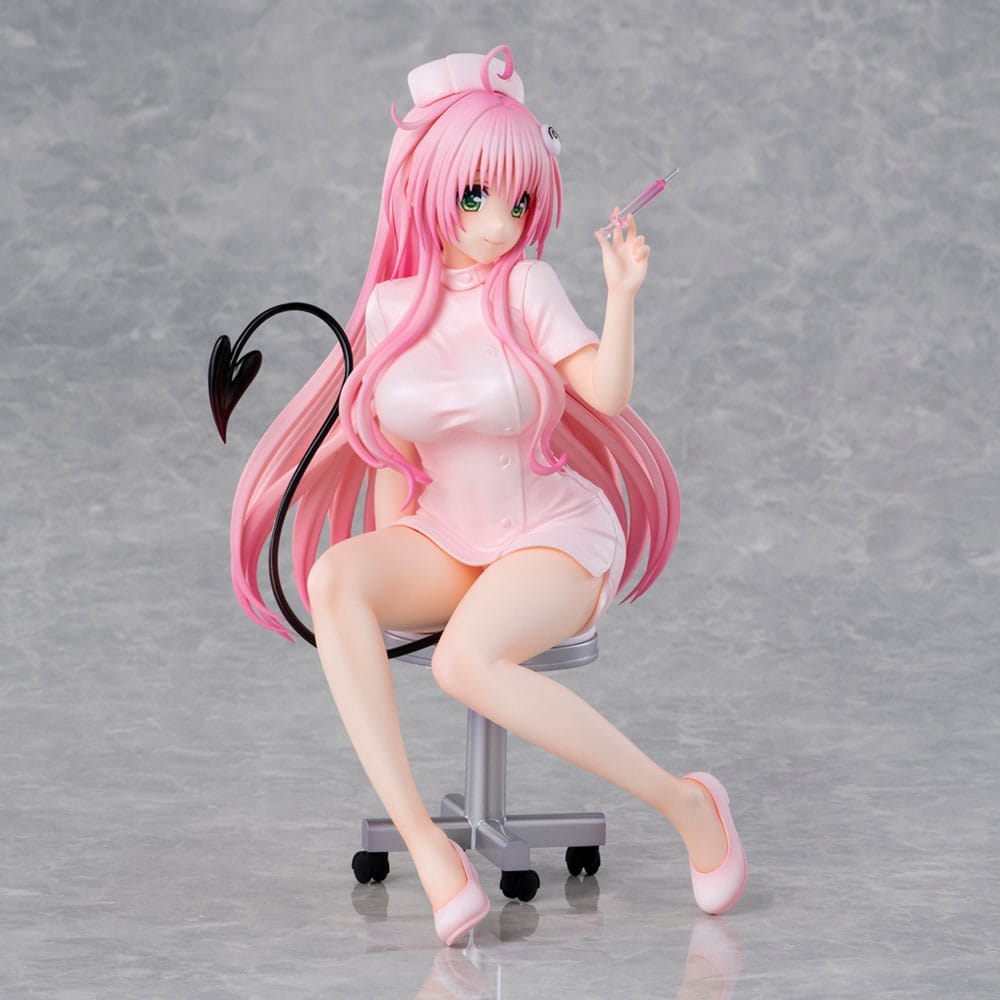 To Love-Ru Darkness Statue PVC Lara Satalin Deviluke Nurse Cos 26 cm Image 16