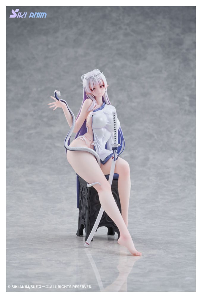Original Character PVC Statue 1/7 The Color of the Blue - White Snake Deluxe Edition 20 cm Image 4
