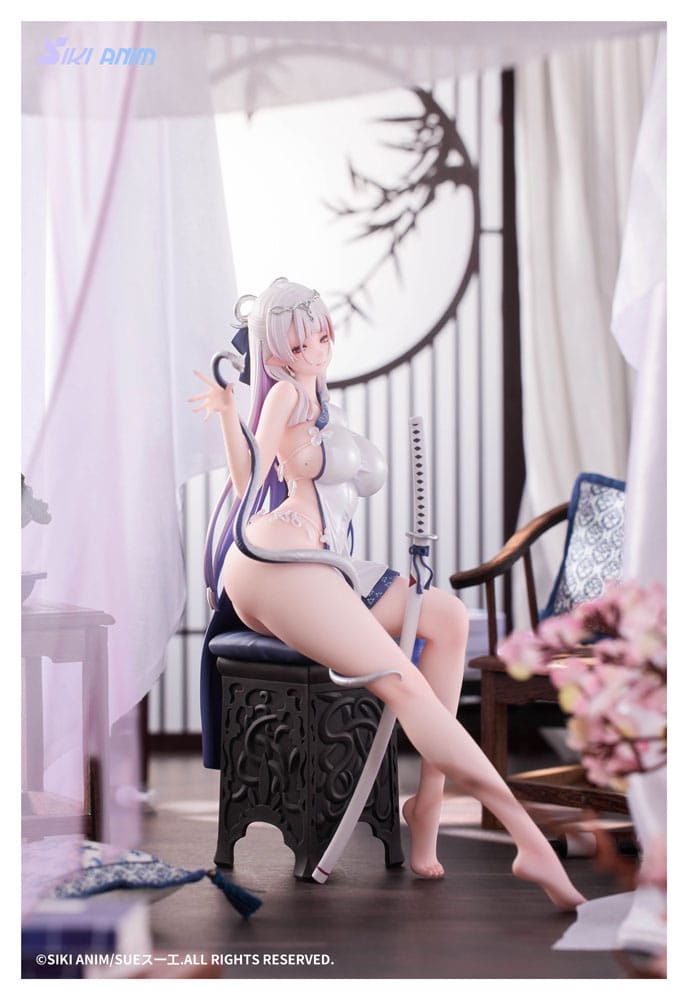 Original Character PVC Statue 1/7 The Color of the Blue - White Snake Deluxe Edition 20 cm Image 6