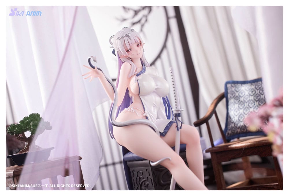 Original Character PVC Statue 1/7 The Color of the Blue - White Snake Deluxe Edition 20 cm Image 20