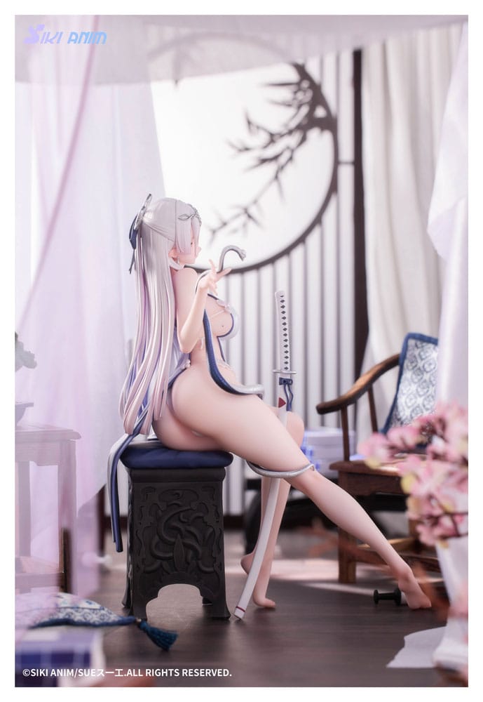 Original Character PVC Statue 1/7 The Color of the Blue - White Snake Deluxe Edition 20 cm Image 22