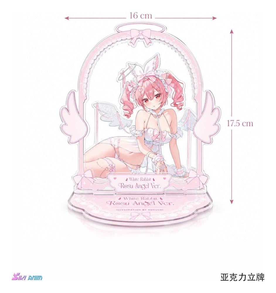 Original Character PVC Figur 1/4 White Rabbit Rosu Angel Ver. Illustrated by Rosuuri Bonus Edition 23 cm Image 10