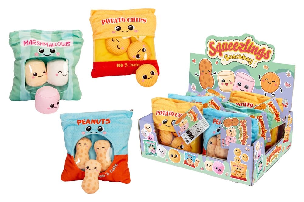 Squeezlings Plüschfigur Snackbag 3er-Pack Display (6) Image 8