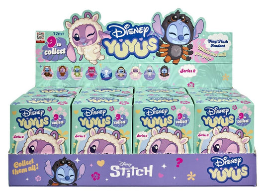 Disney YuYus Plüsch Schlüsselanhänger Wave 2 Stitch & Angel 13 cm Blindbox Display (8) Image 2