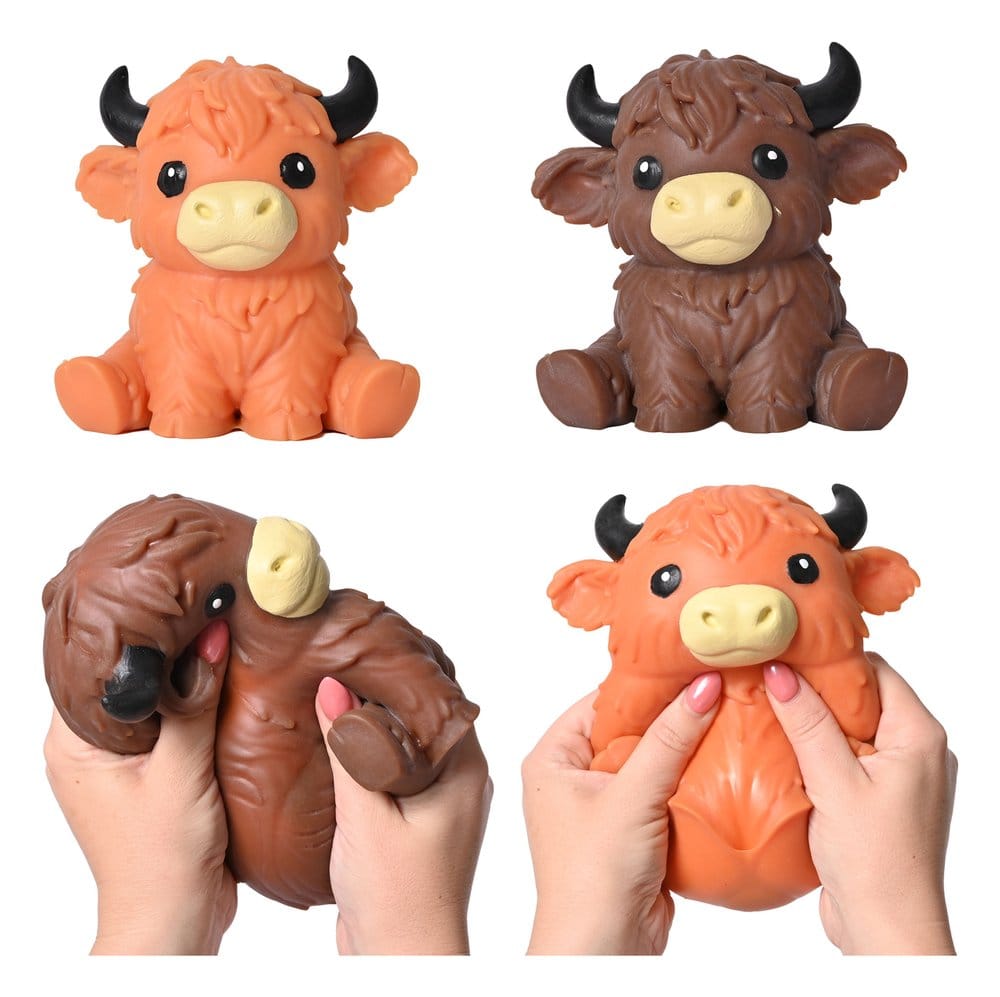 Squishy Dehnbare Figur Highland Bull 14 cm Display (6) Image