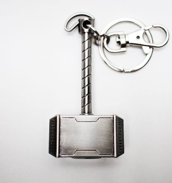 Marvel Comics Metall-Schlüsselanhänger Thor Hammer Image 1