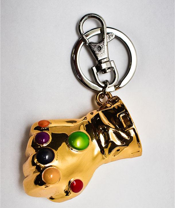 Marvel Comics Metall-Schlüsselanhänger Infinity Gauntlet Image 1