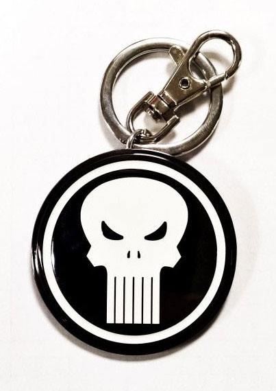 Marvel Comics Metall-Schlüsselanhänger Punisher Logo Image