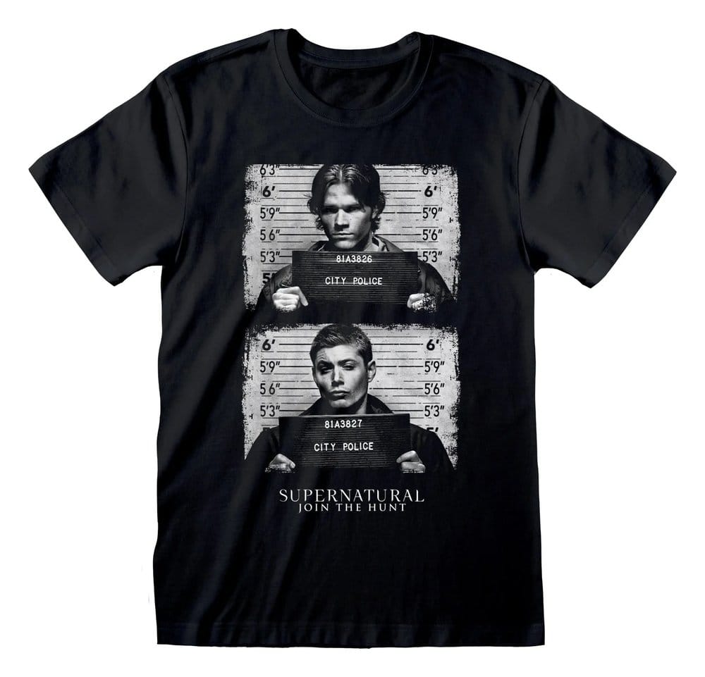 Supernatural T-Shirt Line Up Black Größe XL Image