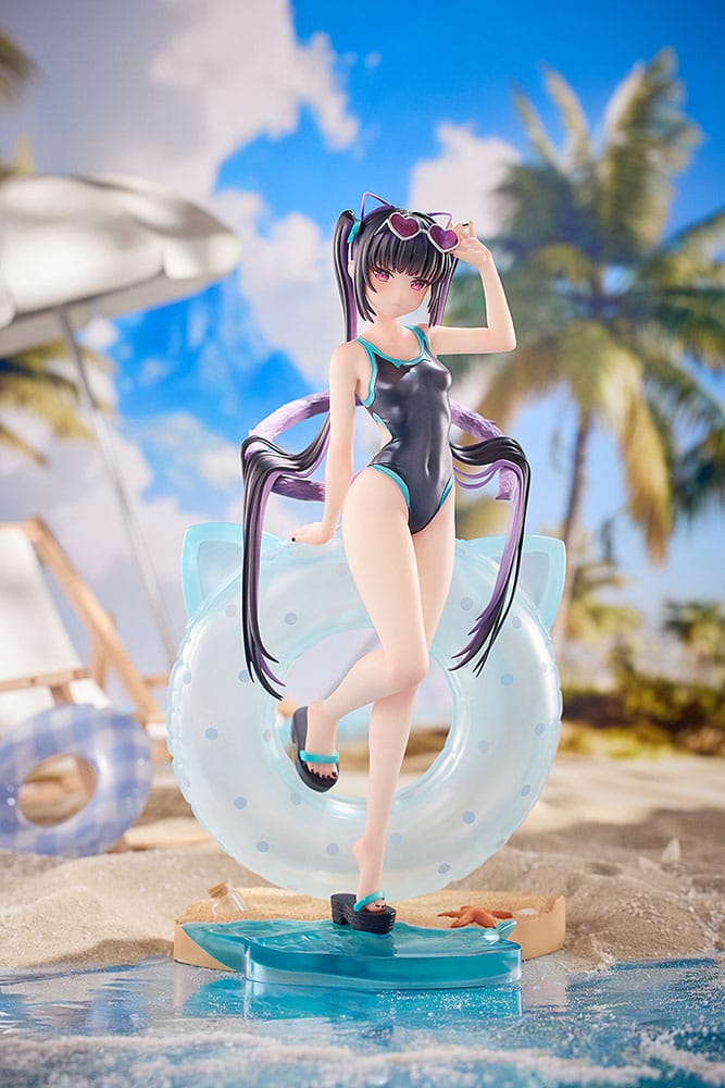 Rosuuri Original Character PVC Statue 1/7 Cheshire Cat Mika: Swimsuit Ver. 25 cm Image 3