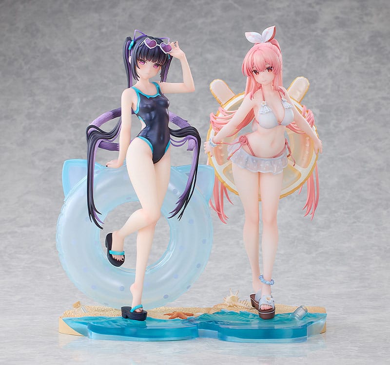 Rosuuri Original Character PVC Statue 1/7 Cheshire Cat Mika: Swimsuit Ver. 25 cm Image 14