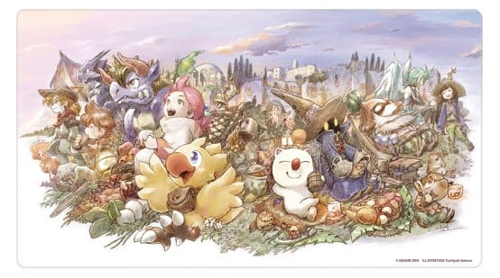Final Fantasy Spielmatte Chocobo & Friends 61 x 34 cm Image